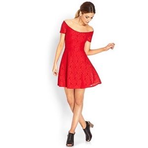 Forever 21 | Off The Shoulder Flowy Lace Dress